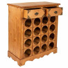 Botellero Alexandra House Living PVC Madera Hierro 31 x 69 x 63 cm Con