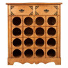 Botellero Alexandra House Living PVC Madera Hierro 31 x 69 x 63 cm Con