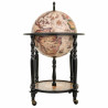 Globo Terraqueo Alexandra House Living Blanco Marrón 60 x 95 x 60 cm