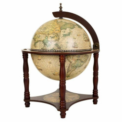 Globo Terraqueo Alexandra House Living Marrón 42 x 57 x 42 cm Mueble