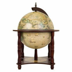 Globo Terraqueo Alexandra House Living Marrón 42 x 57 x 42 cm Mueble