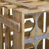 Botellero Alexandra House Living Natural Madera de abeto 32 x 43 x 33