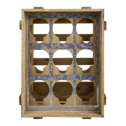 Botellero Alexandra House Living Natural Madera de abeto 32 x 43 x 33