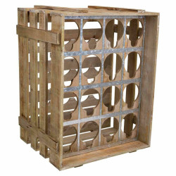 Botellero Alexandra House Living Natural Madera de abeto 32 x 55 x 41
