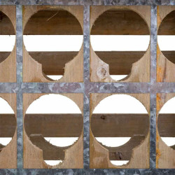 Botellero Alexandra House Living Natural Madera de abeto 32 x 55 x 41