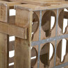 Botellero Alexandra House Living Natural Madera de abeto 32 x 55 x 41