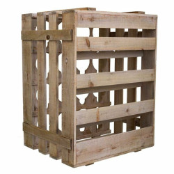 Botellero Alexandra House Living Natural Madera de abeto 32 x 55 x 41
