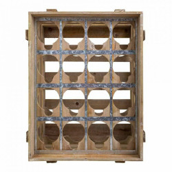 Botellero Alexandra House Living Natural Madera de abeto 32 x 55 x 41