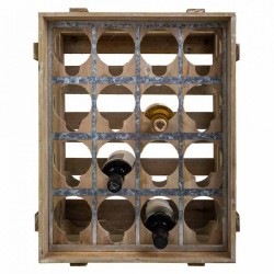 Botellero Alexandra House Living Natural Madera de abeto 32 x 55 x 41