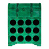 Botellero Alexandra House Living PVC Madera Metal 28 x 59 x 45 cm Baú