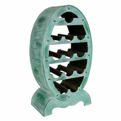 Botellero Alexandra House Living Verde Madera 27 x 85 x 46 cm 12 botel