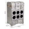 Botellero Alexandra House Living PVC Madera Metal 30 x 64 x 41 cm Baú