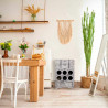 Botellero Alexandra House Living PVC Madera Metal 30 x 64 x 41 cm Baú