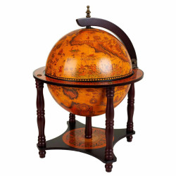 Globo Terraqueo Alexandra House Living Marrón 42 x 57 x 42 cm Mueble