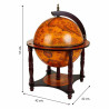 Globo Terraqueo Alexandra House Living Marrón 42 x 57 x 42 cm Mueble