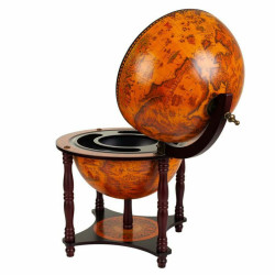Globo Terraqueo Alexandra House Living Marrón 42 x 57 x 42 cm Mueble