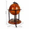 Globo Terraqueo Alexandra House Living Marrón 55 x 93 x 55 cm Mueble