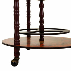 Globo Terraqueo Alexandra House Living Marrón 55 x 93 x 55 cm Mueble