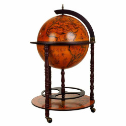 Globo Terraqueo Alexandra House Living Marrón 55 x 93 x 55 cm Mueble
