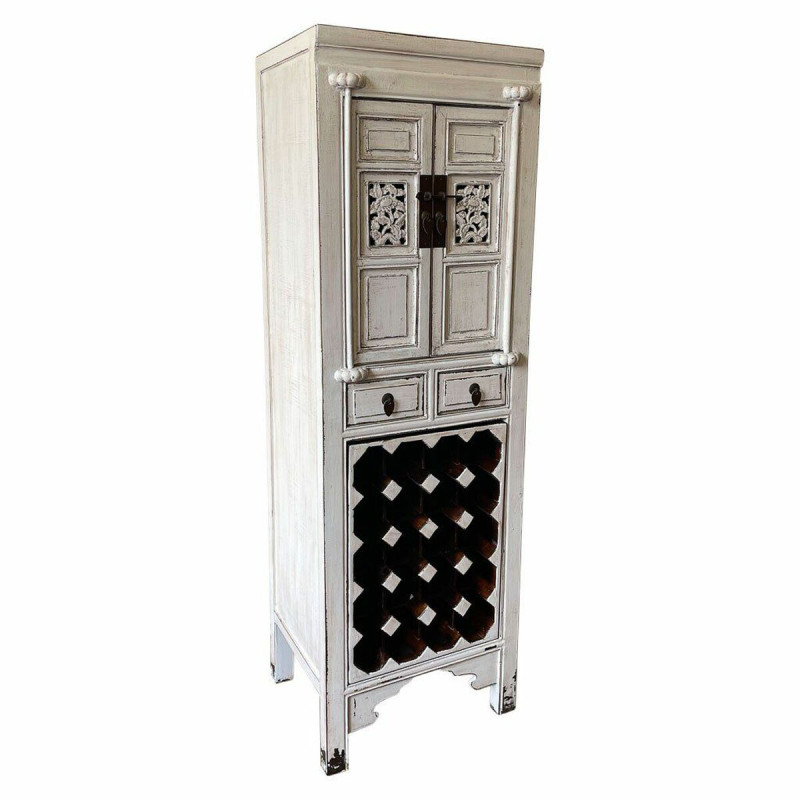 Botellero Alexandra House Living Blanco Madera Madera de olmo 45 x 170 Botellero Alexandra House Living Blanco Madera Madera de olmo 45 x 170