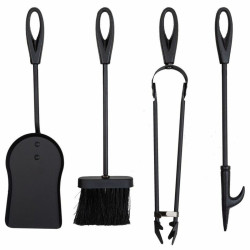 Utensilios para Chimenea Alexandra House Living Negro Hierro 19 x 61 x