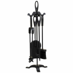 Utensilios para Chimenea Alexandra House Living Negro Hierro 19 x 61 x