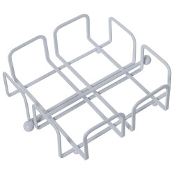Servilletero de mesa Alexandra House Living Blanco Metal 21 x 7 x 21 c