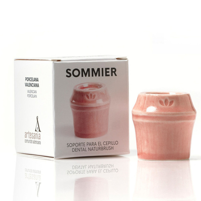 Soporte para Cepillo de Dientes Naturbrush Sommier Rojo Soporte para Cepillo de Dientes Naturbrush Sommier Rojo
