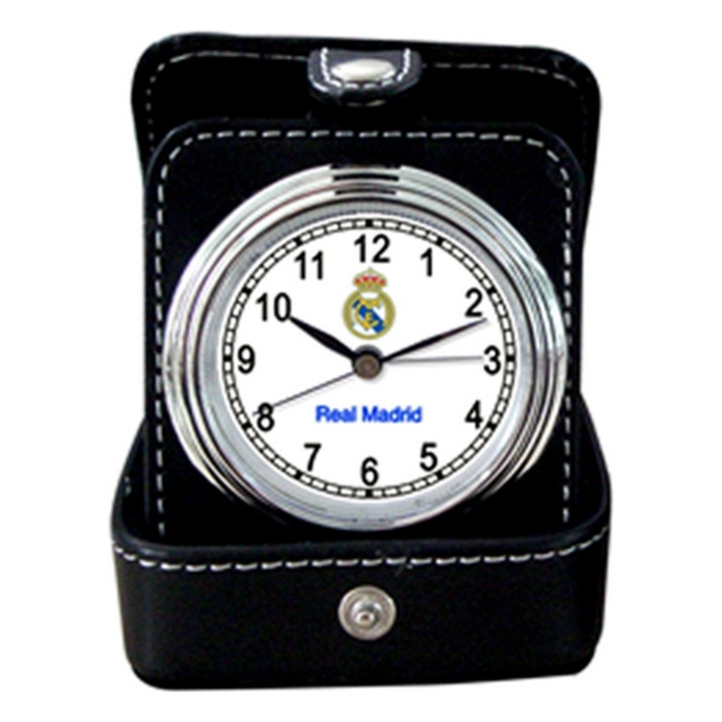 Reloj Despertador Real Madrid C.F. Tamaño de viaje Negro Reloj Despertador Real Madrid C.F. Tamaño de viaje Negro