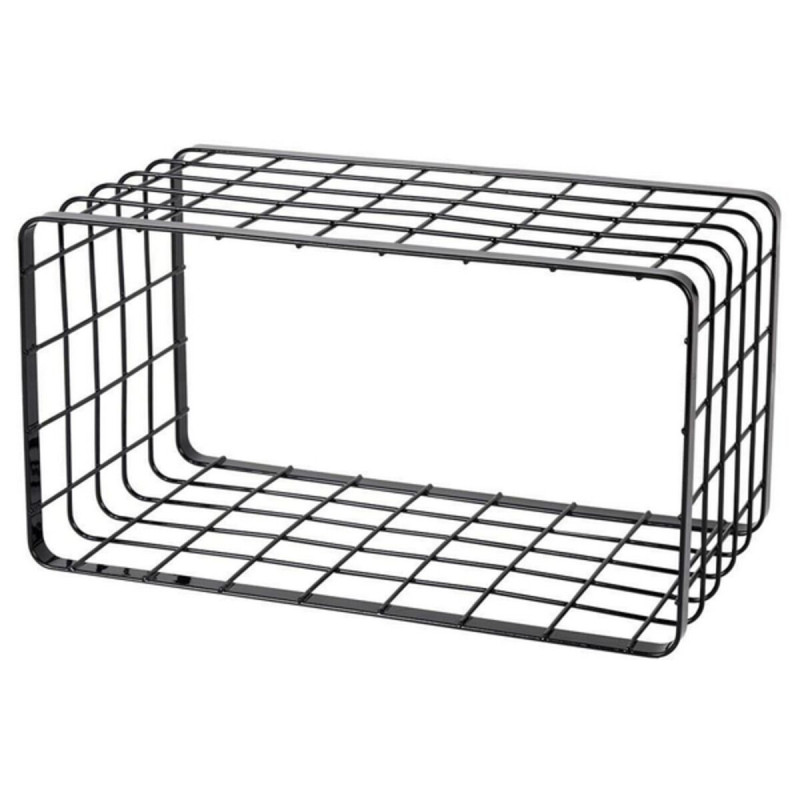 Soporte Inde Rejilla Negro 34 x 19 x 18 cm Soporte Inde Rejilla Negro 34 x 19 x 18 cm