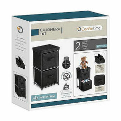 Organizador Multiusos Confortime Tejido no tejido 30 x 30 x 59 cm Negr