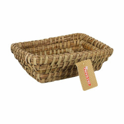 Cesta Multiusos Privilege Korne Marrón Mimbre Rectangular 20 x 15 x 7