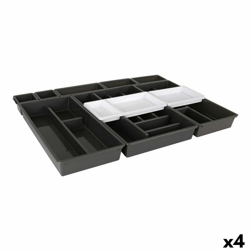 Organizador para Cubiertos Tontarelli Bella Negro 10 Piezas 70 x 49,2