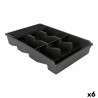 Organizador para Cubiertos Tontarelli Bella plus Negro 43,6 x 28,7 x 7