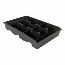 Organizador para Cubiertos Tontarelli Bella plus Negro 43,6 x 28,7 x 7