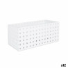 Organizador de Cajones Confortime Blanco 27,5 x 13,5 x 12,2 cm (12 Uni