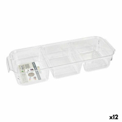 Bandeja Confortime Poliestireno 35 x 13 x 6 cm (12 Unidades) (35 x 13