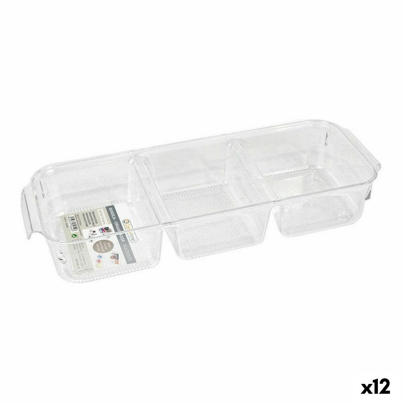 Bandeja Confortime Poliestireno 35 x 13 x 6 cm (12 Unidades) (35 x 13 Bandeja Confortime Poliestireno 35 x 13 x 6 cm (12 Unidades) (35 x 13
