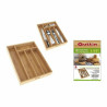 Organizador para Cubiertos Quttin Bambú 34 x 26 x 4 cm (8 Unidades)