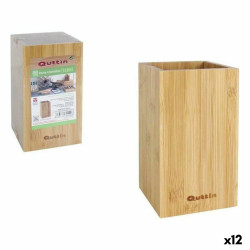 Bote para Utensilios de Cocina Quttin Bambú 10,5 x 10,5 x 18 cm (12 U