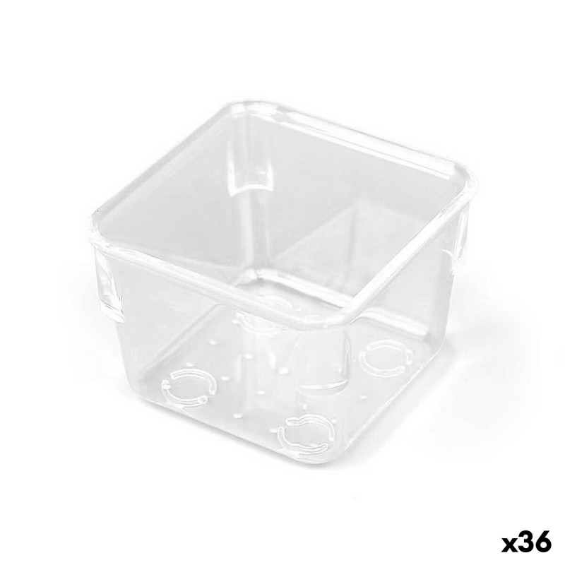 Organizador Multiusos 7,5 x 7,5 x 5,6 cm (36 Unidades) Organizador Multiusos 7,5 x 7,5 x 5,6 cm (36 Unidades)