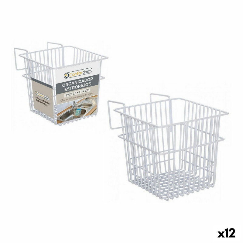 Cesta Multiusos Confortime 104664 Escurridor 17 x 12,1 x 13,5 cm (12 U Cesta Multiusos Confortime 104664 Escurridor 17 x 12,1 x 13,5 cm (12 U