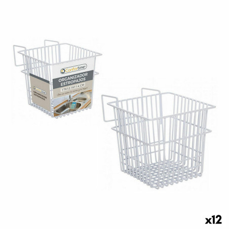 Cesta Multiusos Confortime 104664 Escurridor 17 x 12,1 x 13,5 cm (12 U