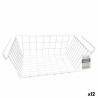 Cesta para Estante de Cocina Confortime Blanco 43 x 24,4 x 18,5 cm (12