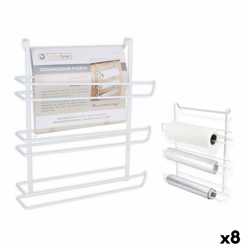 Colgador para Puertas Confortime 144890 38 x 35 x 9 cm Organizador (8 Colgador para Puertas Confortime 144890 38 x 35 x 9 cm Organizador (8