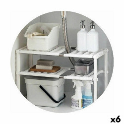 Estantería Extensible para Fregadero Confortime 68 x 26 x 38 cm (6 Un