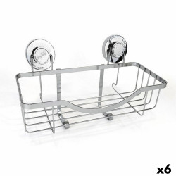 Soporte Organizador para Bañera Confortime Chromed Aluminio Plateado