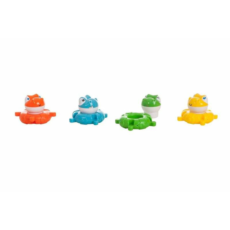 Set de Juguetes para el Baño Multicolor 4 Piezas Dinosaurios Set de Juguetes para el Baño Multicolor 4 Piezas Dinosaurios