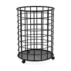 Soporte para Utensilios de Cocina Quid Ebano Metal 12,5 x 12,5 x 16,5