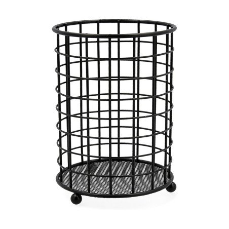 Soporte para Utensilios de Cocina Quid Ebano Metal 12,5 x 12,5 x 16,5